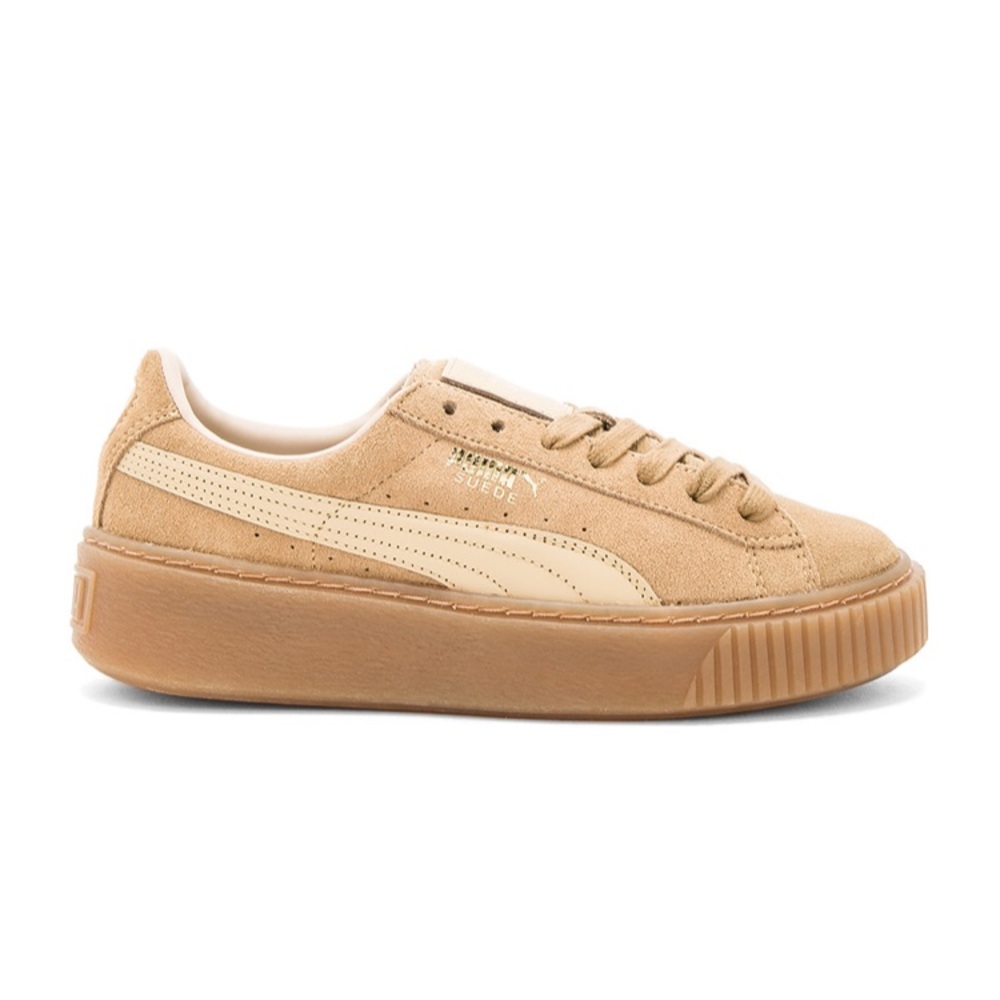 Puma Basket Case Suede Platform Sneakers